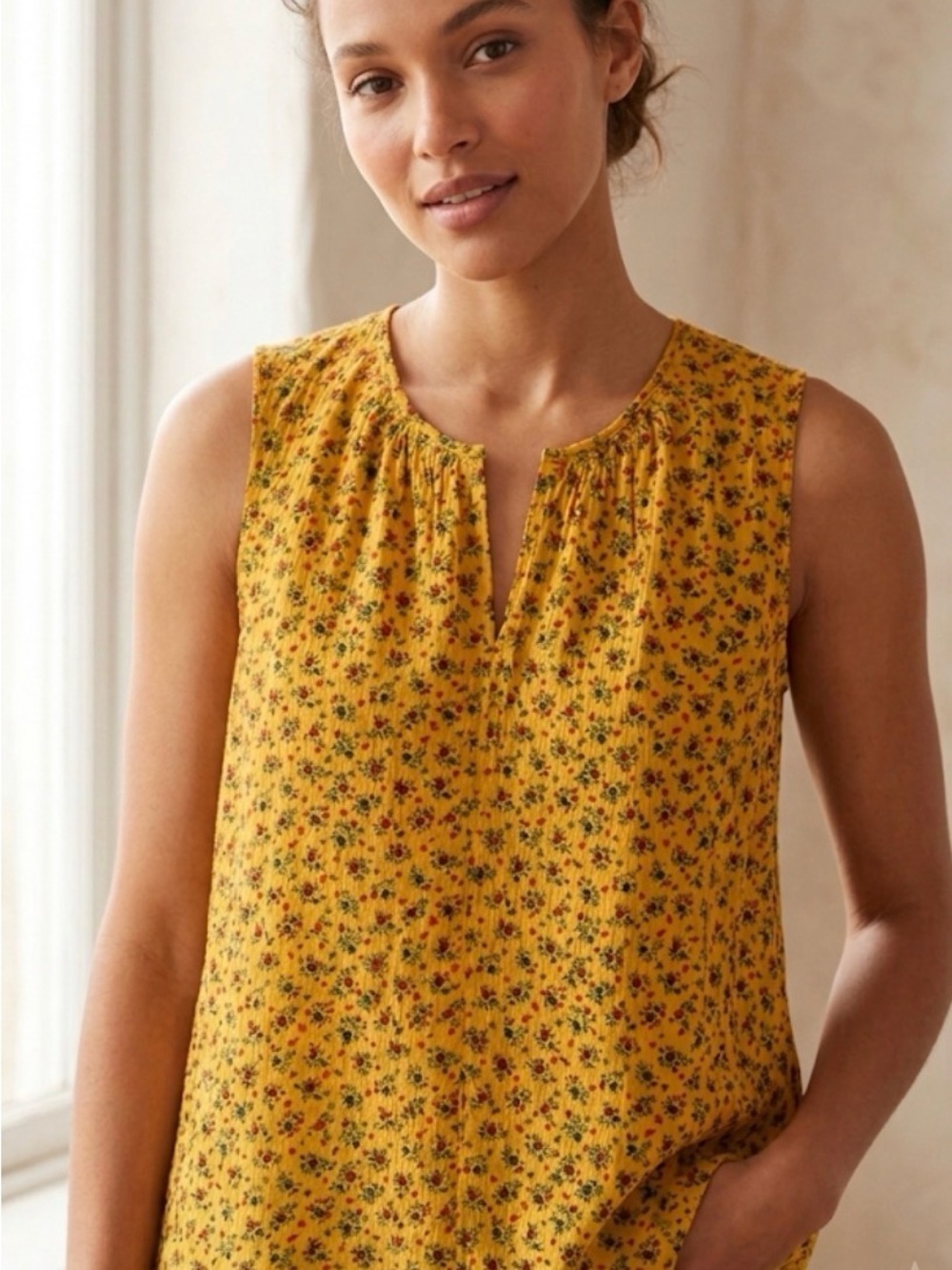 Madewell Top Blouse Floral 100% Cotton